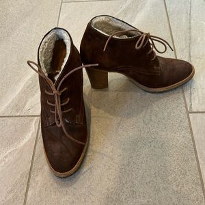 Ralph Lauren shearling-lined booties